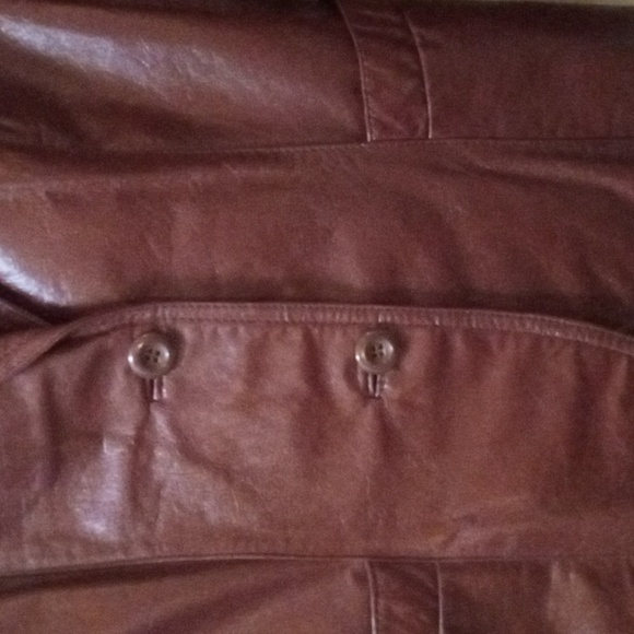 Genuine Brown leather blazer - Picture 2 of 12